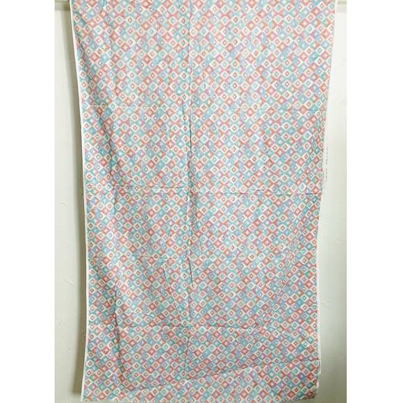 Cranston Print Works Fabric VIP Southwest Design Pink Blue Green Geometric 3yds - Picture 8 of 10